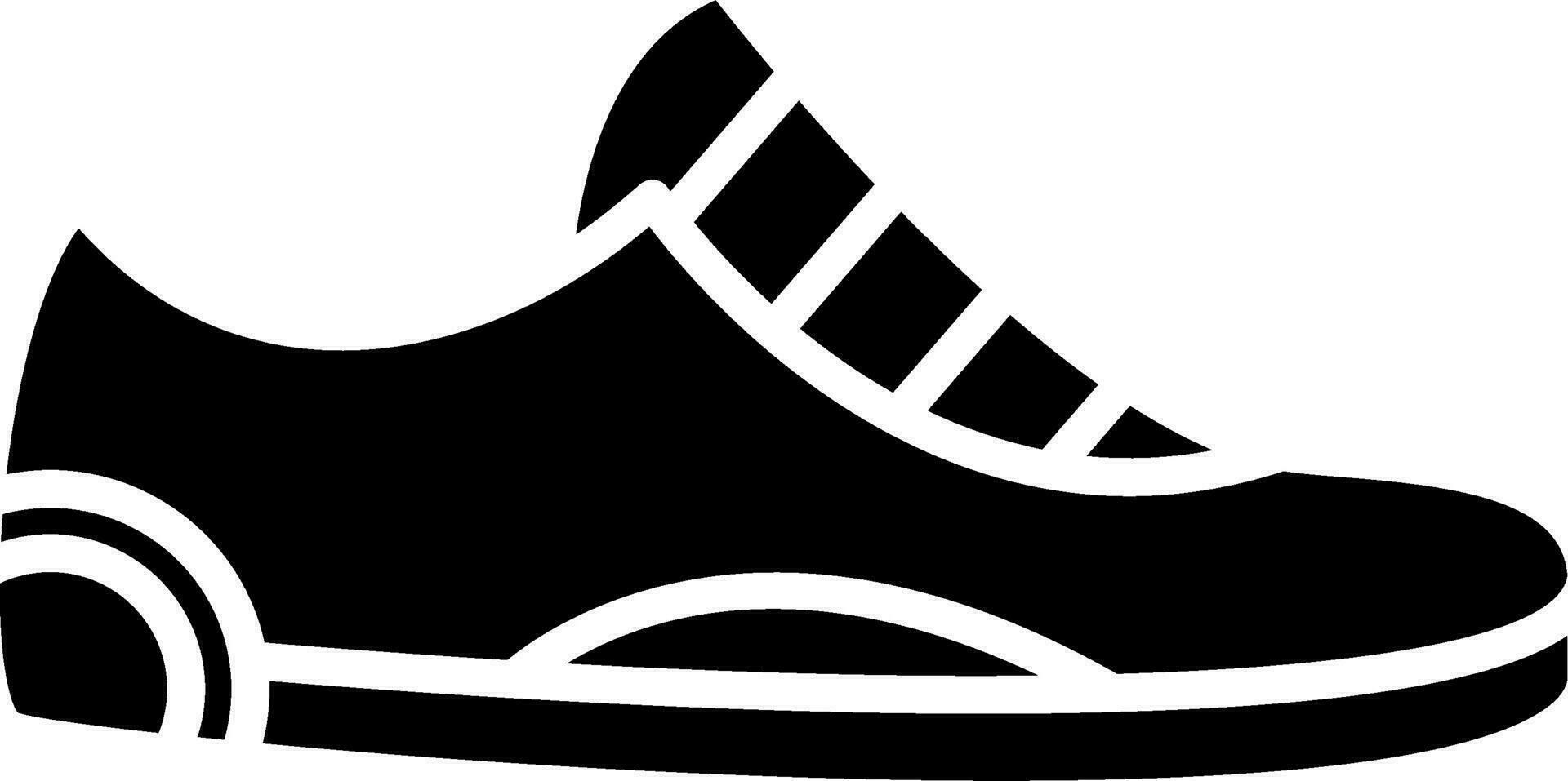 icono de vector de zapatos