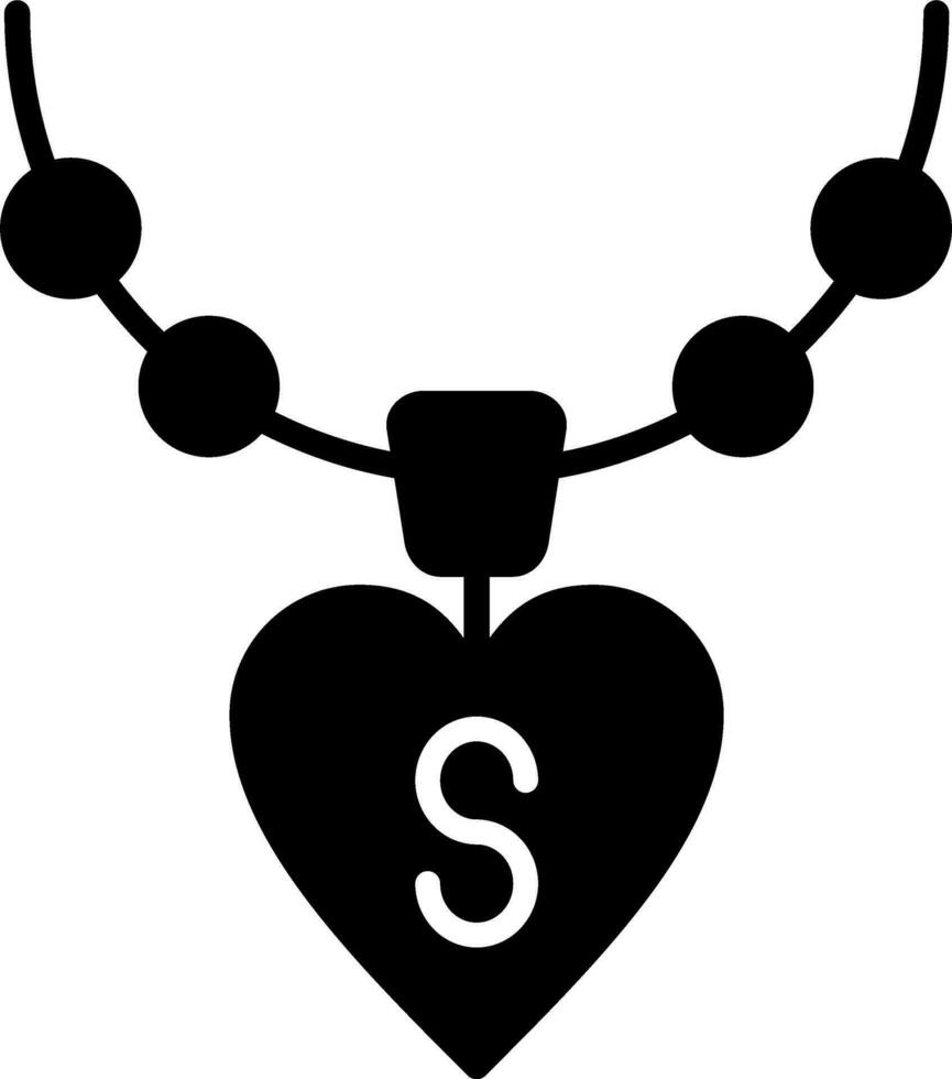 icono de vector de collar