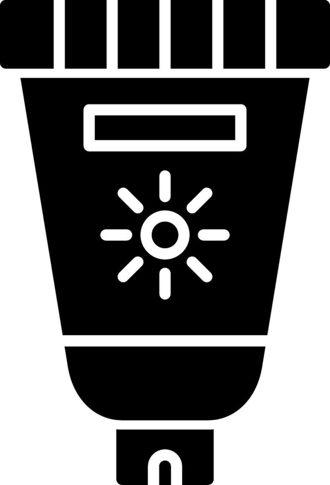 Sunscreen Vector Icon
