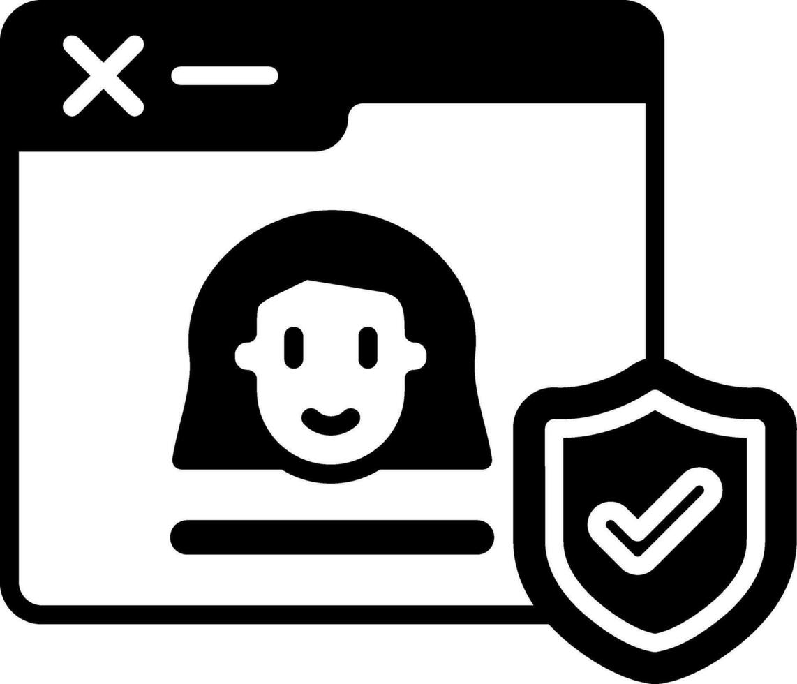 Cyber Security Vector Icon