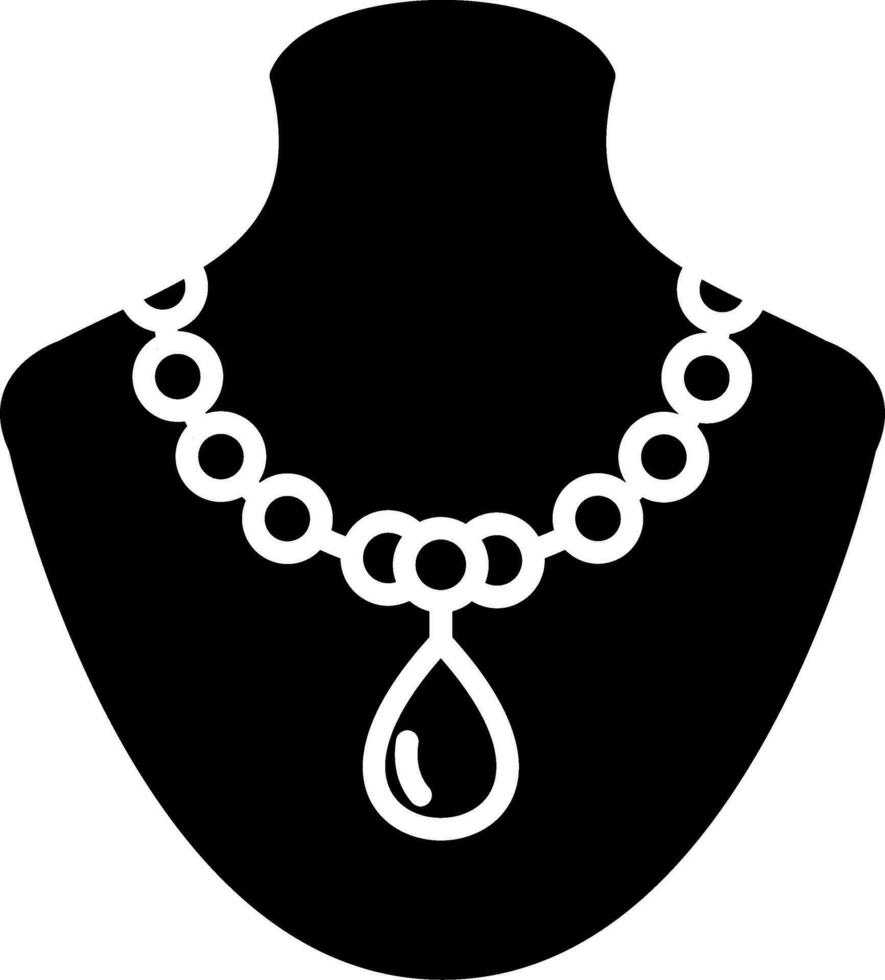 icono de vector de collar