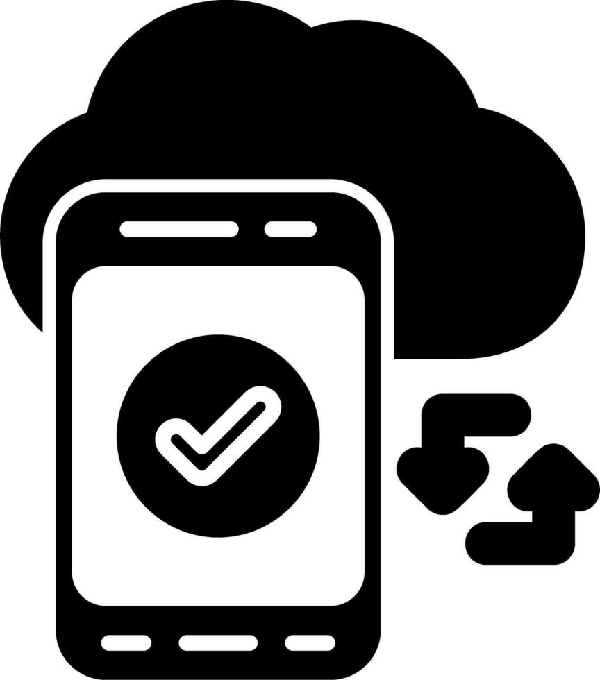 Cloud Sync Vector Icon
