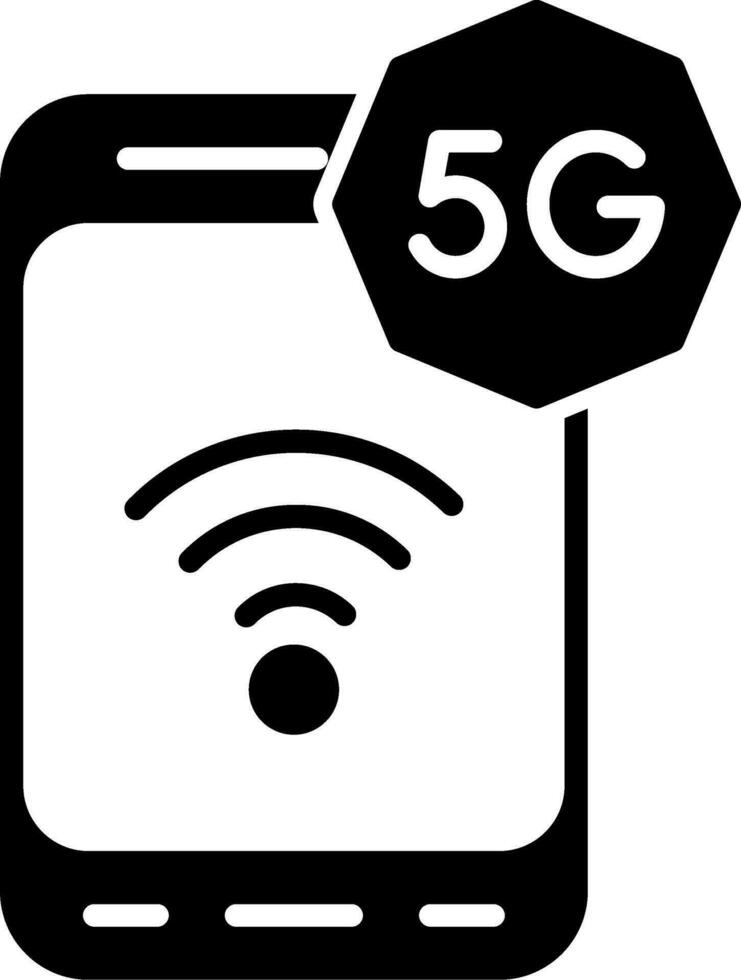 icono de vector de 5g