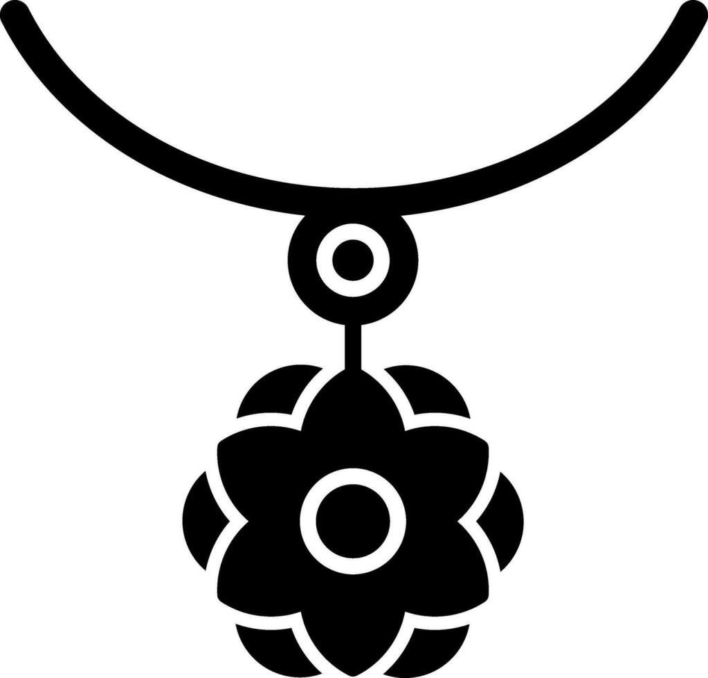 icono de vector de collar