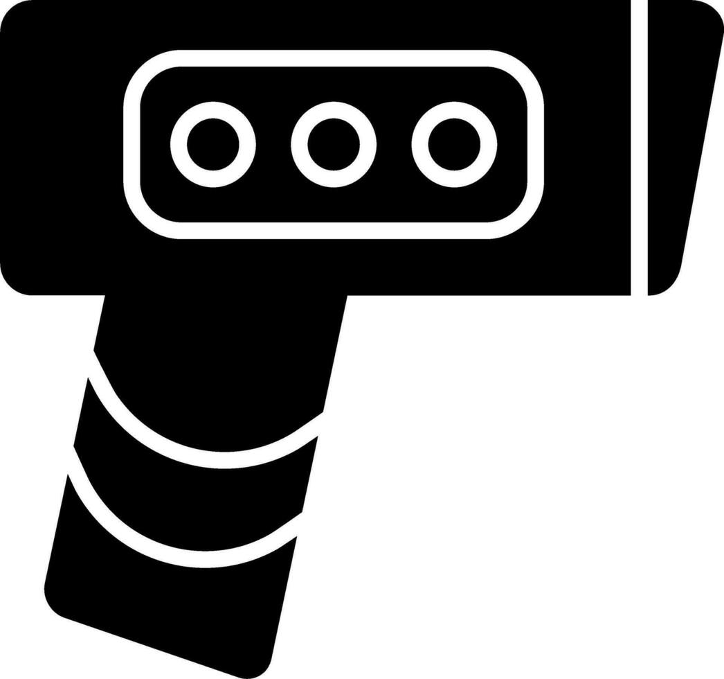 Thermometer Gun Vector Icon