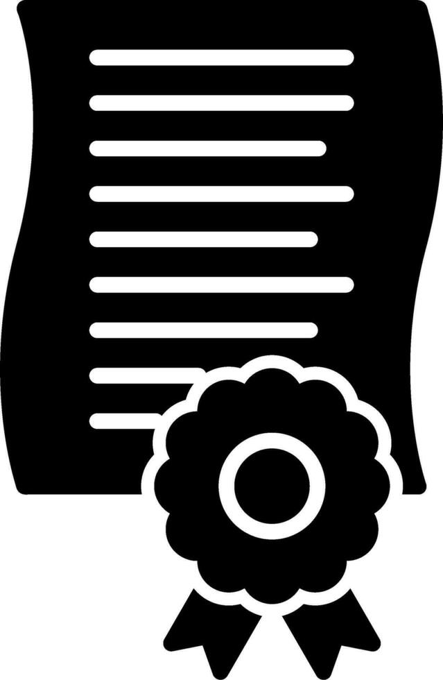 Certificate Vector Icon