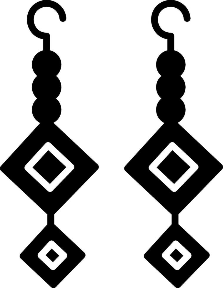 Earrings Vector Icon