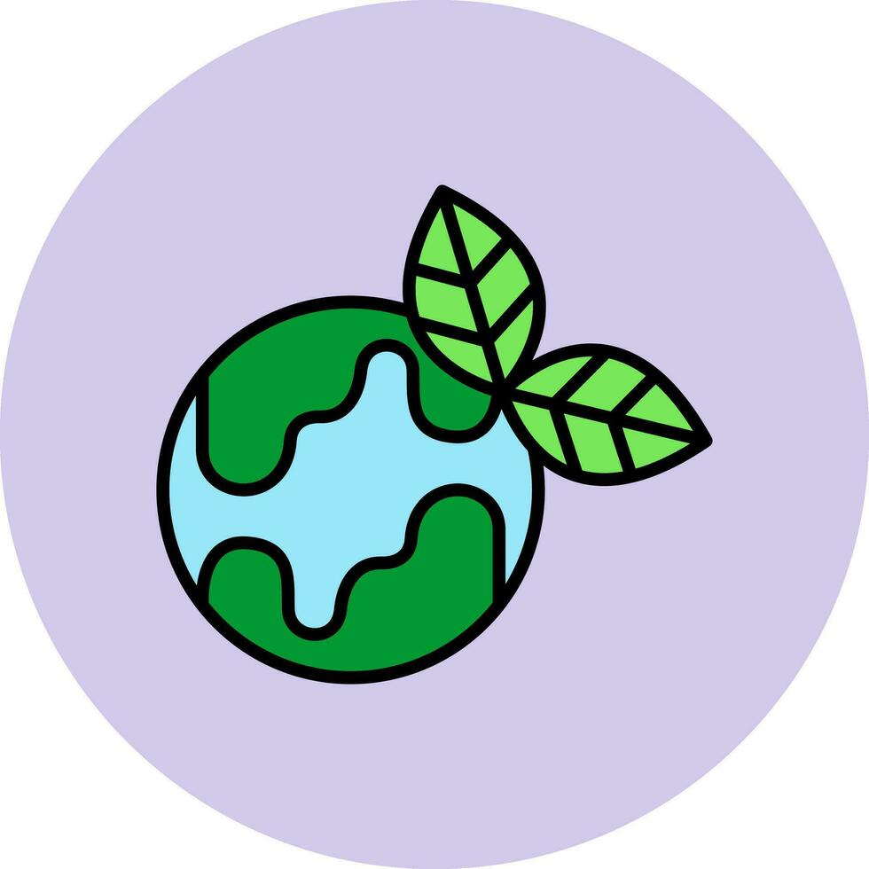 Planet Earth Vector Icon