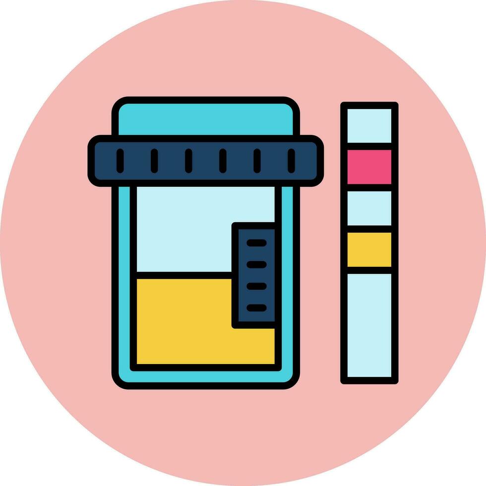 Urine Sample Vector Icon