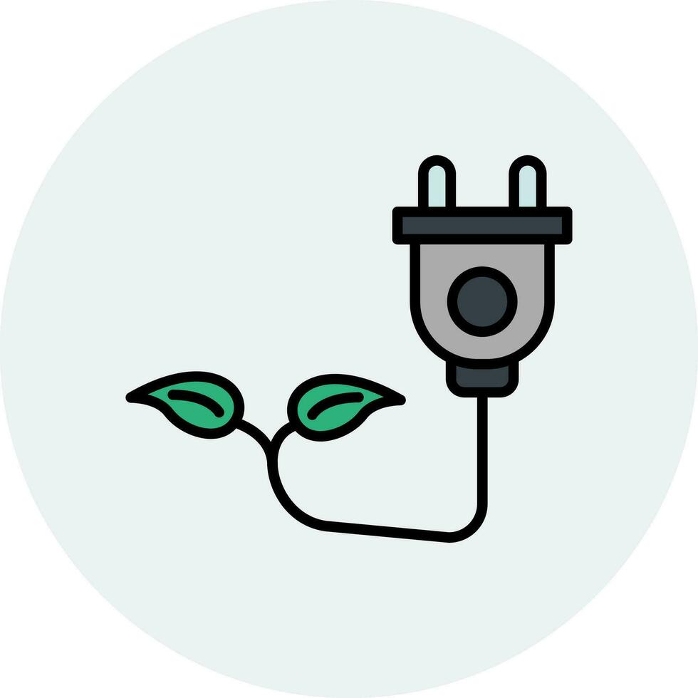 Eco Power Vector Icon