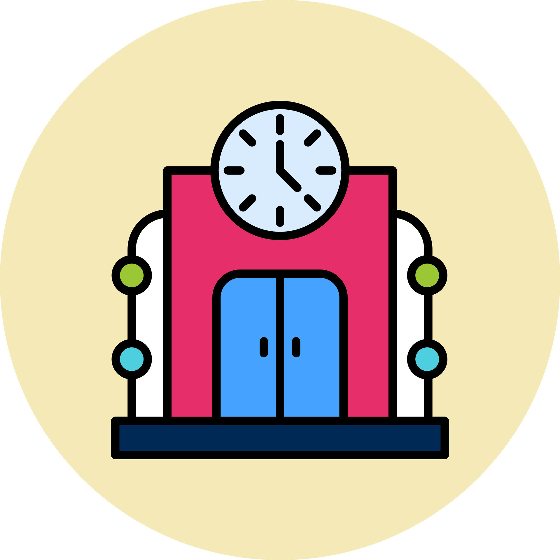 time machine Vector Icon 31653985 Vector Art at Vecteezy