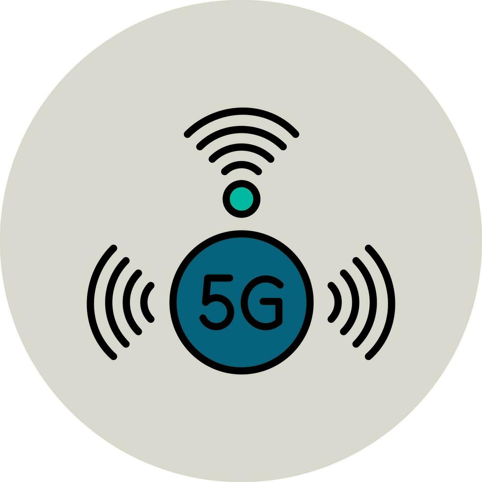 5g Vector Icon