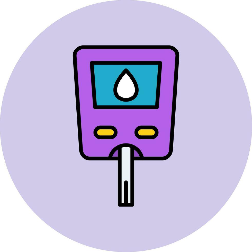 Glucose Meter Vector Icon