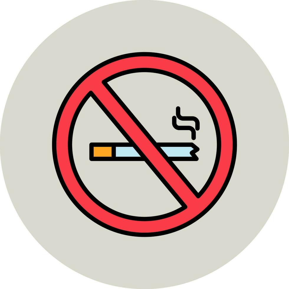 No Smoking Vector Icon