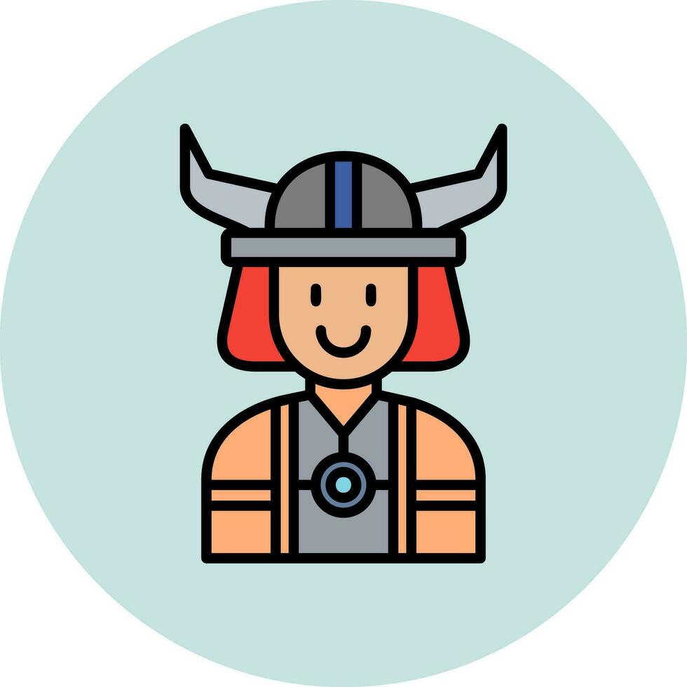 icono de vector vikingo