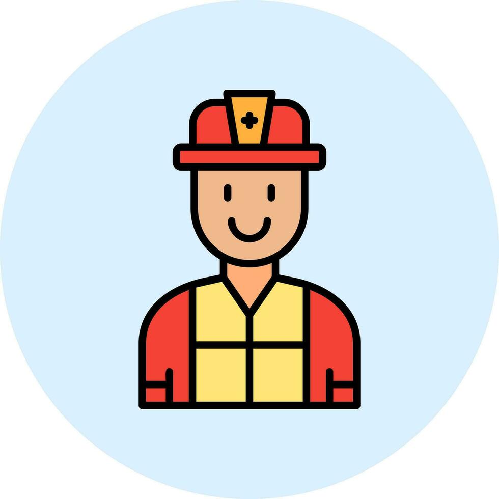 Firefighter Vector Icon