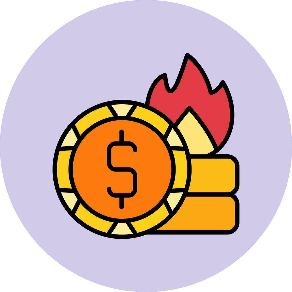 Burn Vector Icon