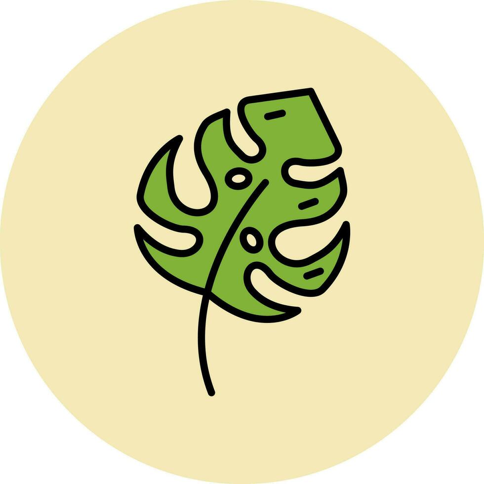 monstera deliciosa vector icono