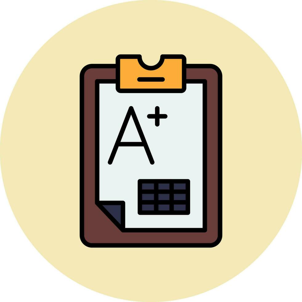 Grades Vector Icon