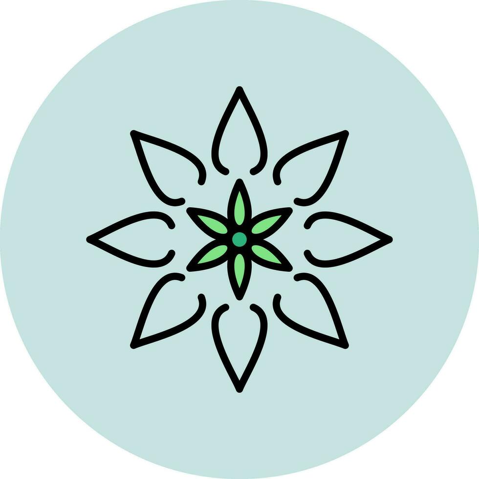 Schefflera Vector Icon