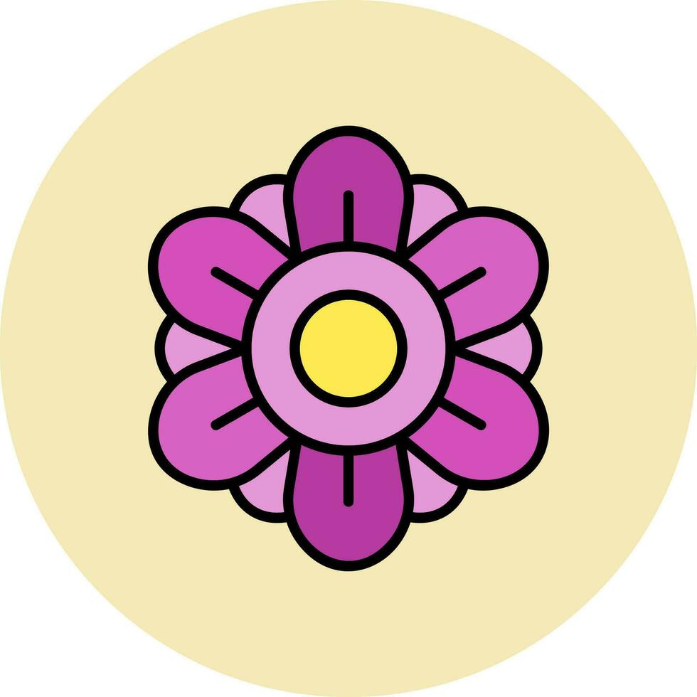 Dahlia Vector Icon