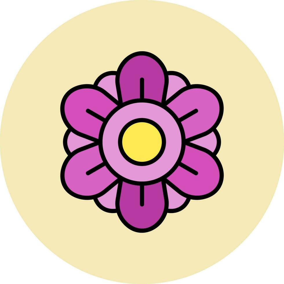 Dahlia Vector Icon