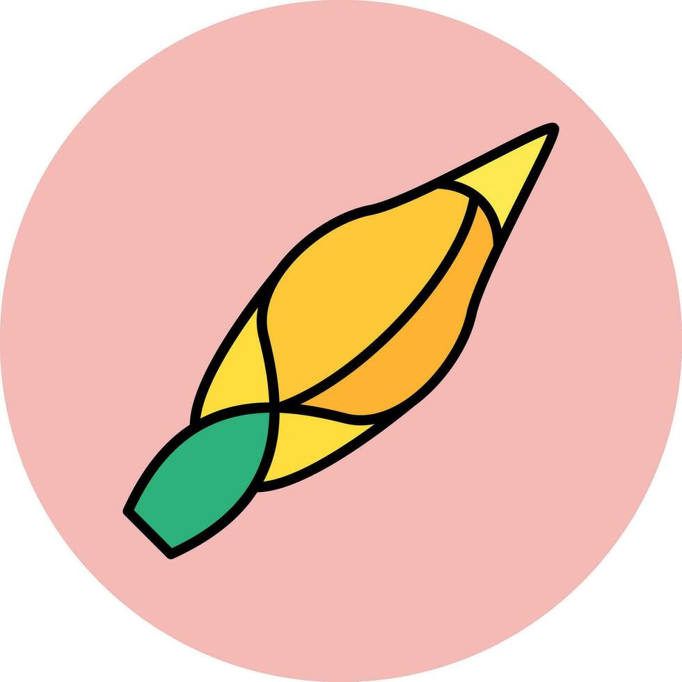 Colocasia Esculenta Vector Icon