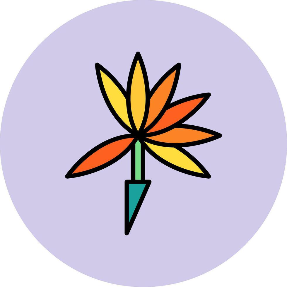 Bird Of Paradise Vector Icon