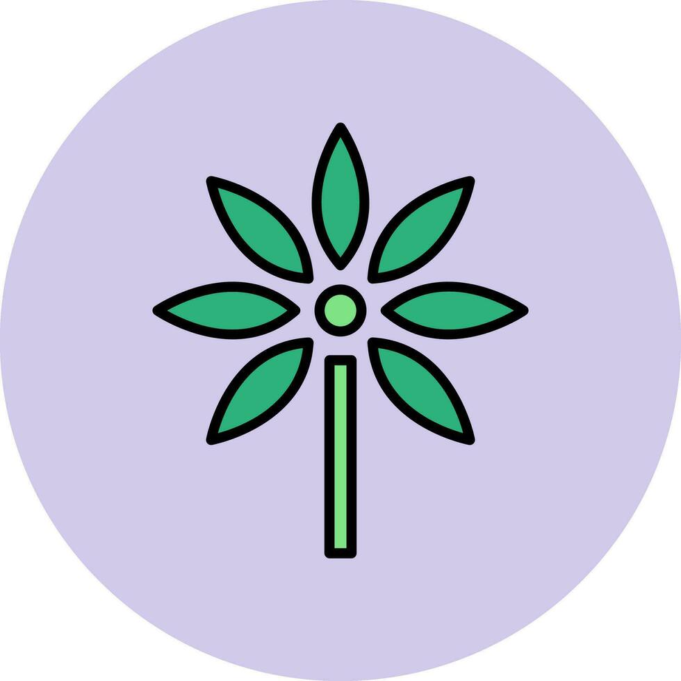 Schefflera Vector Icon
