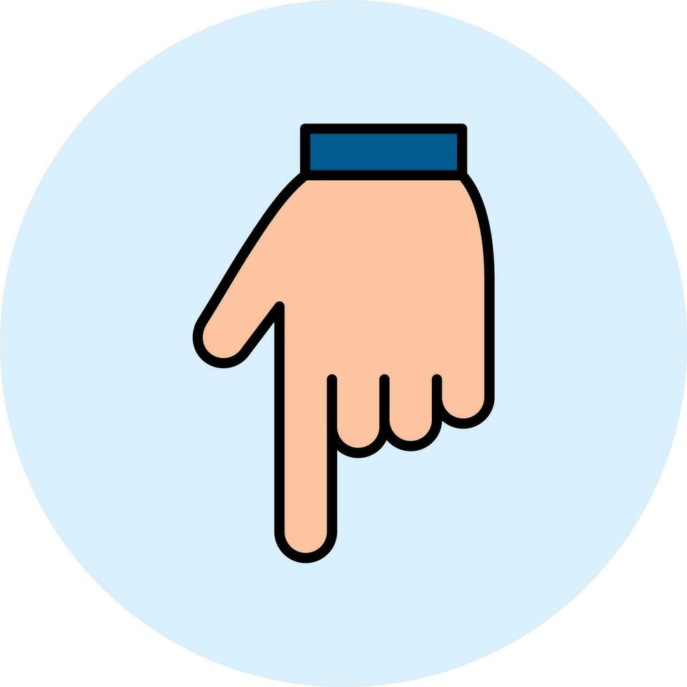 Down Vector Icon