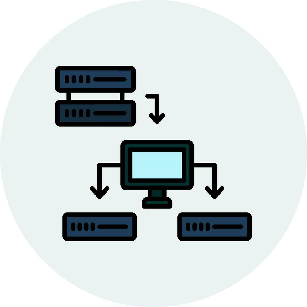 Structured Data Vector Icon