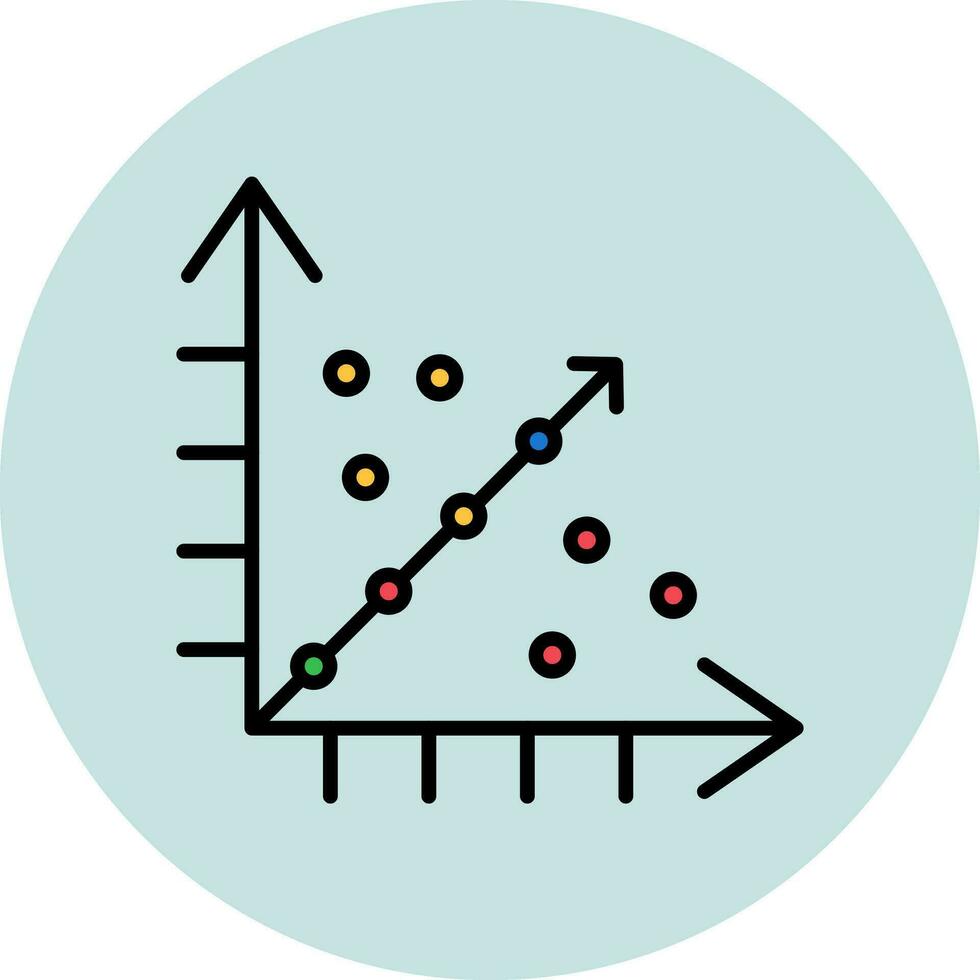 Regression Vector Icon