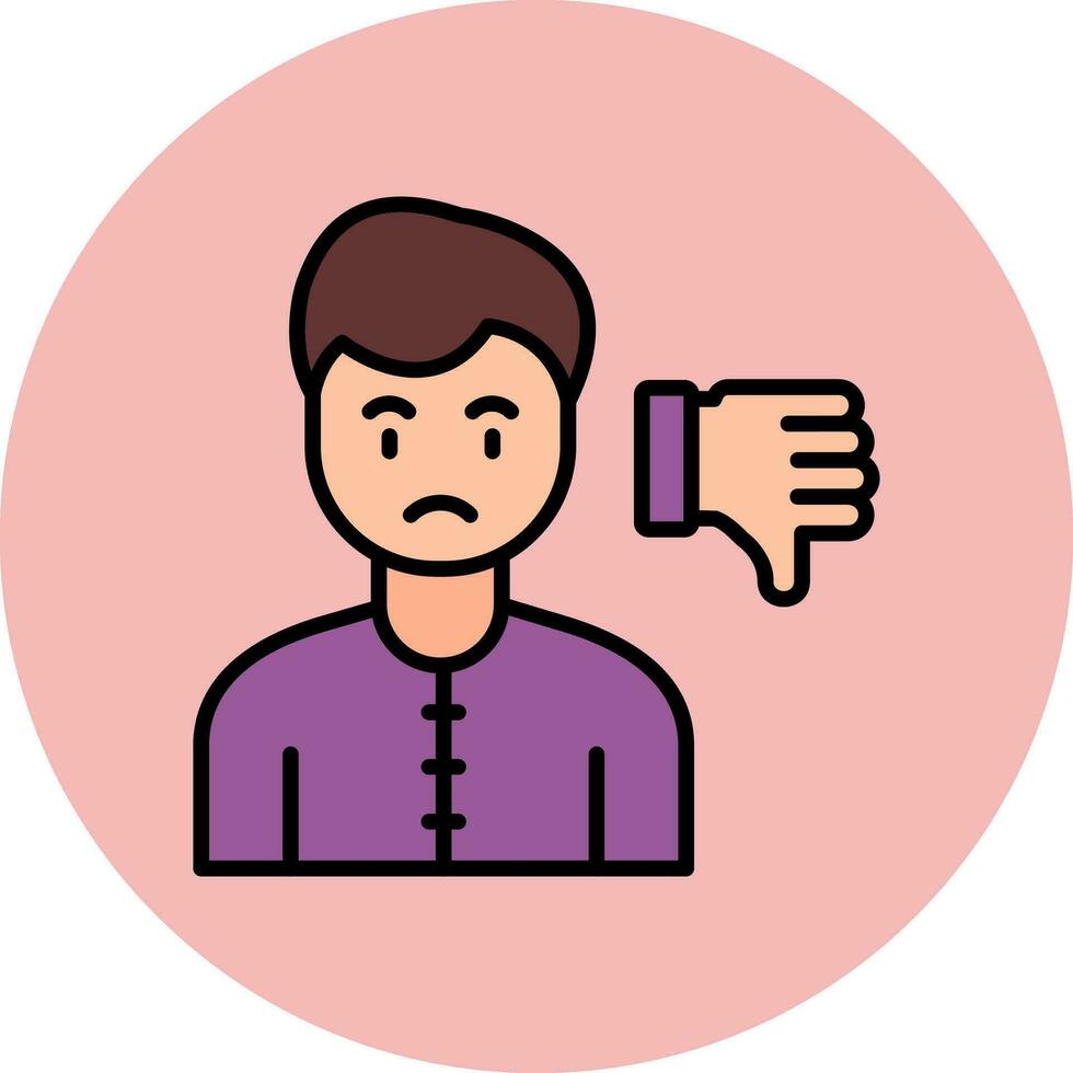 Dissatisfaction Vector Icon