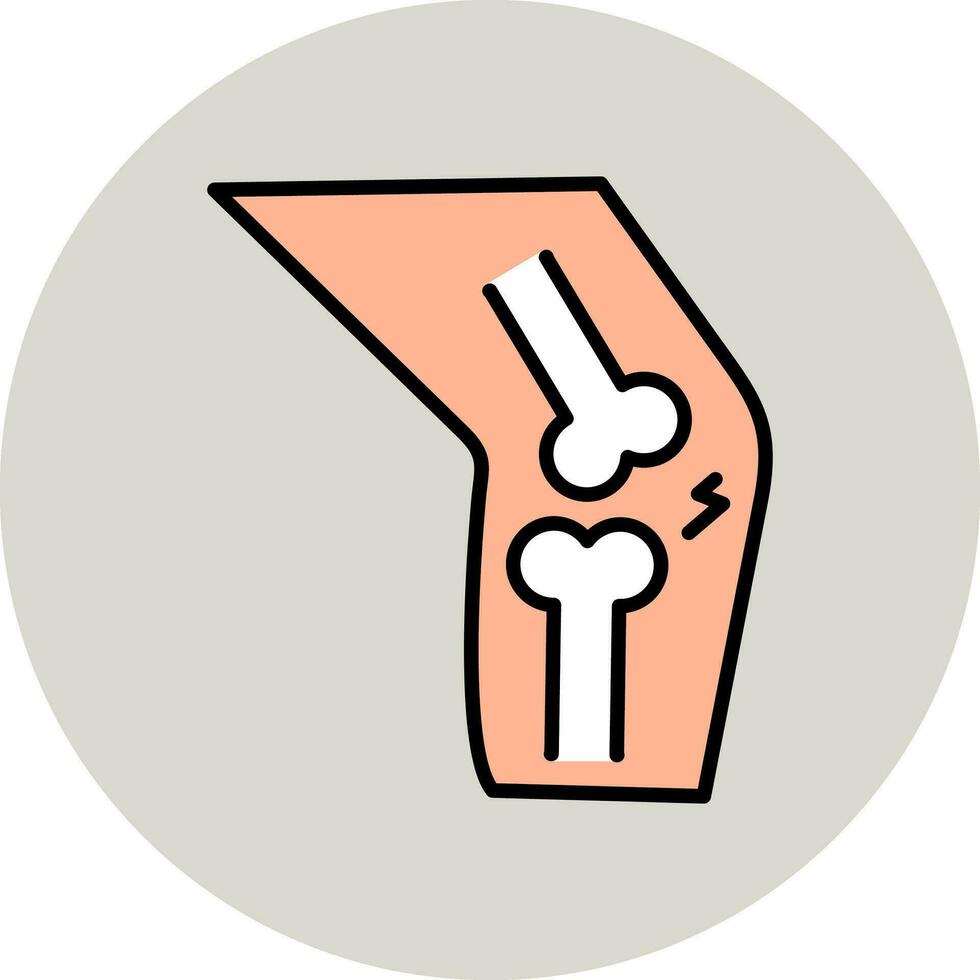 Fracture Vector Icon