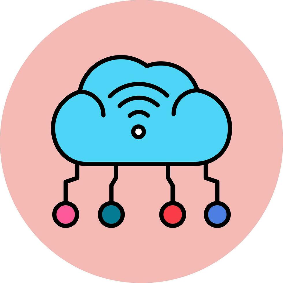 iot vector icono