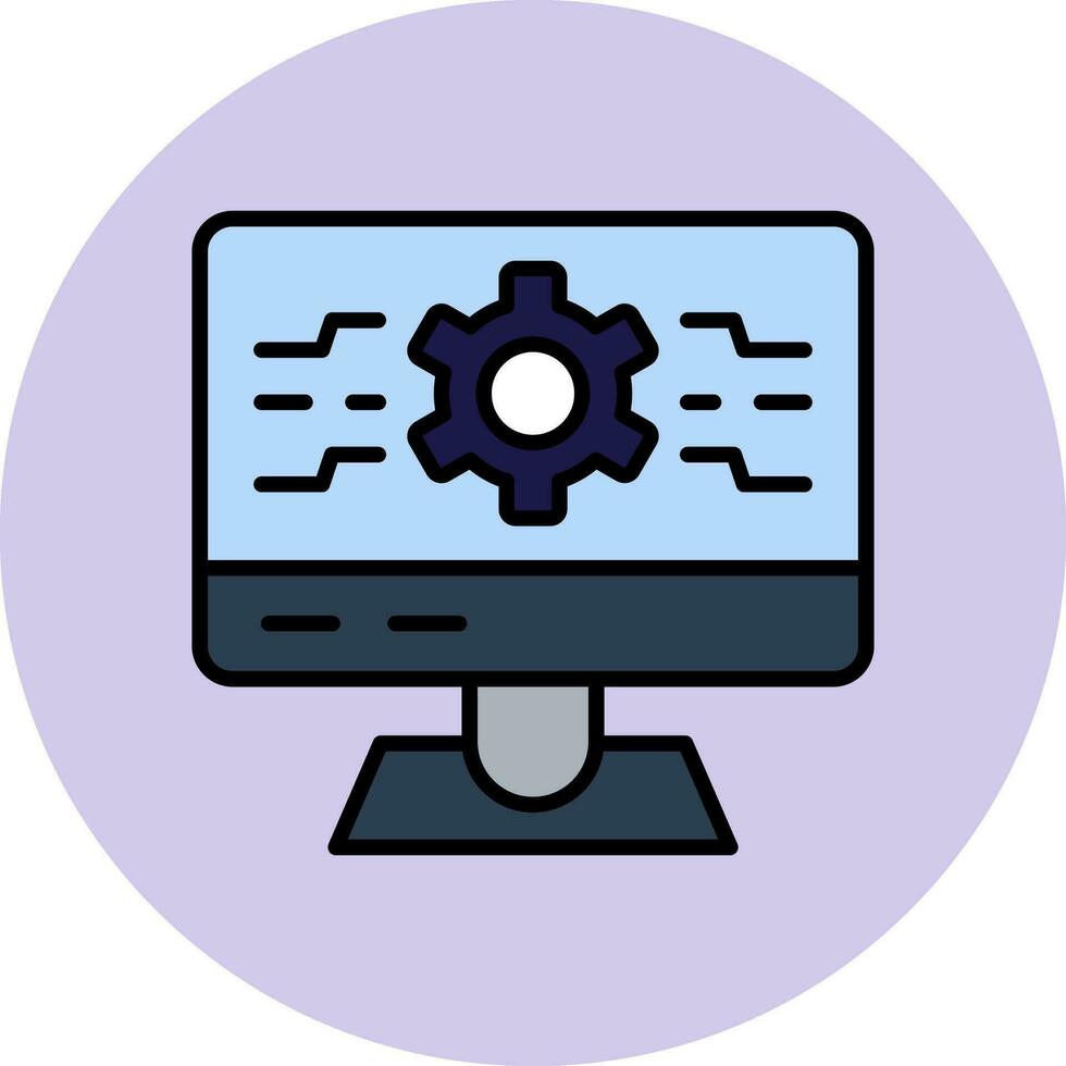 icono de vector de código