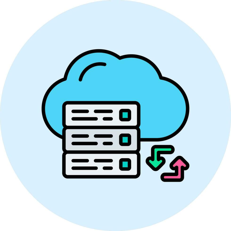 Data Storage Vector Icon