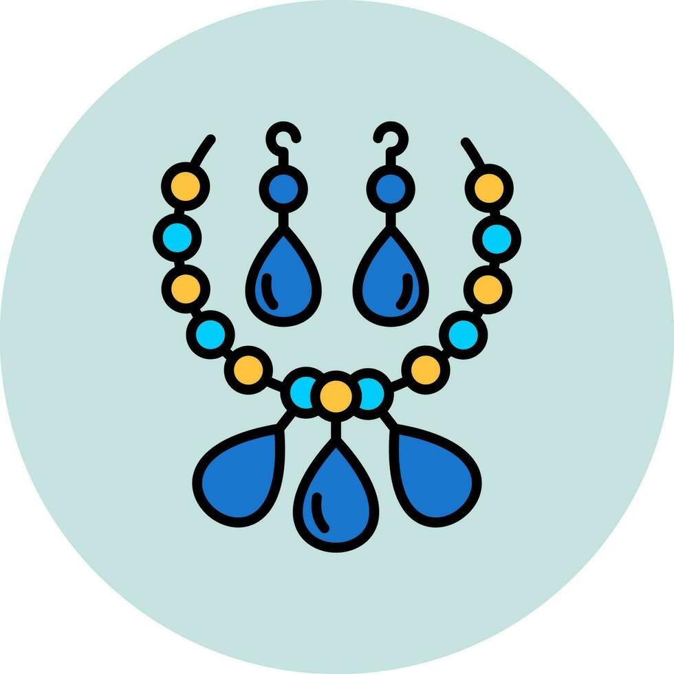 icono de vector de collar