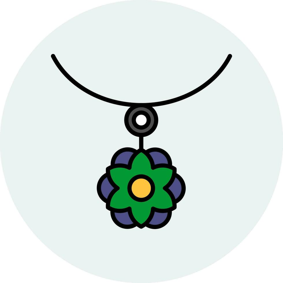 icono de vector de collar