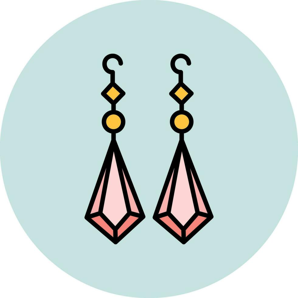 Earrings Vector Icon