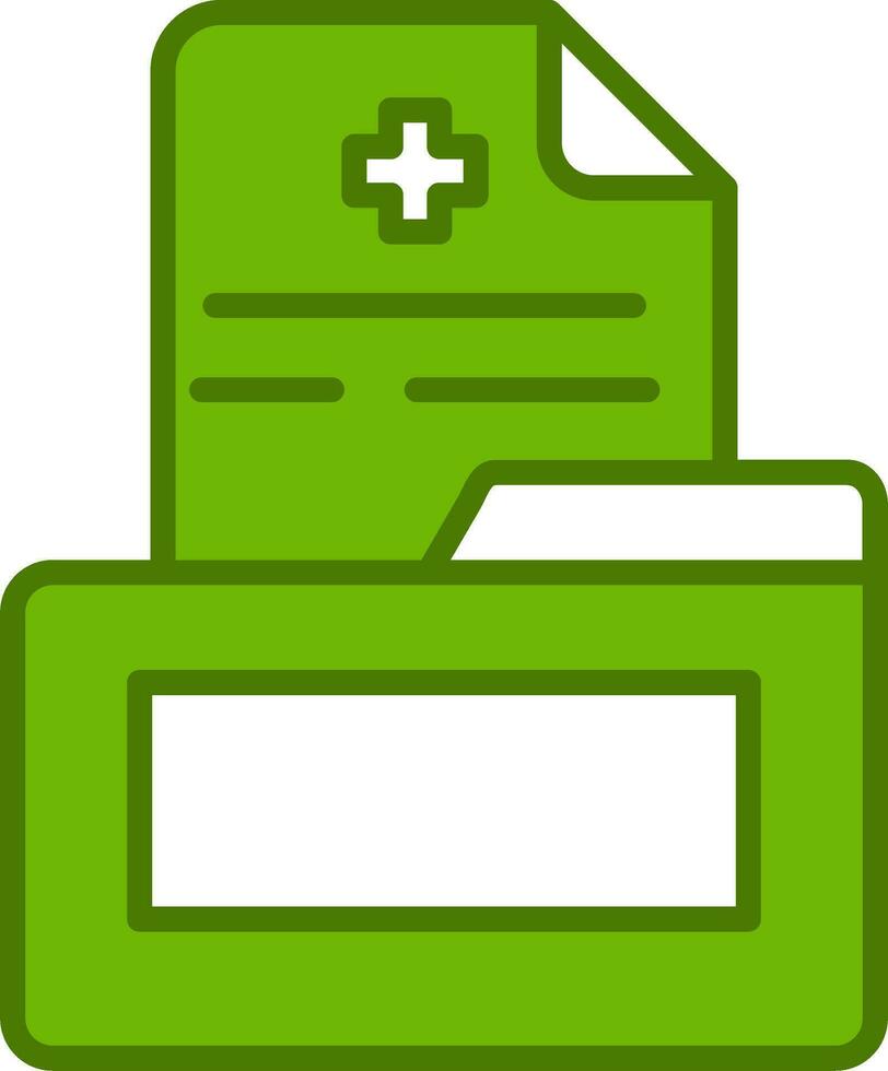 Medical File Vector Icon