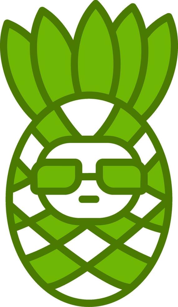 icono de vector de piña