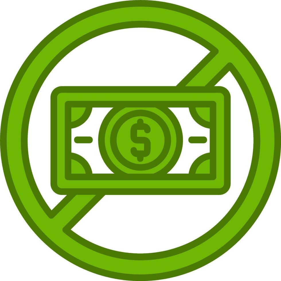 No Money Vector Icon