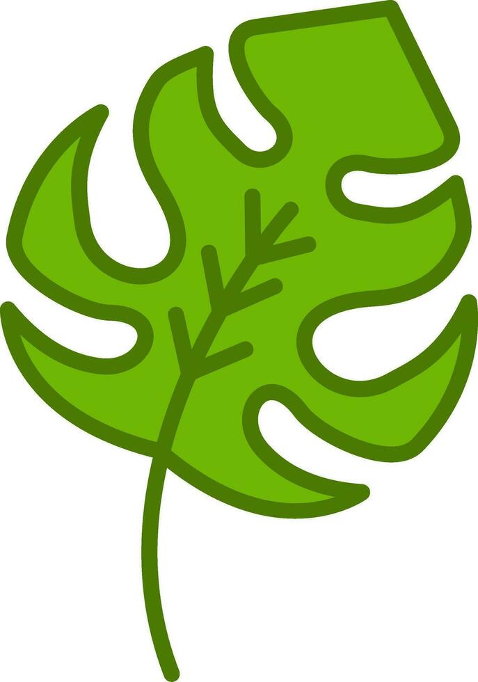 Philodendron Vector Icon