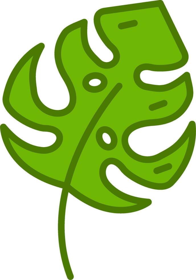 Monstera Deliciosa Vector Icon
