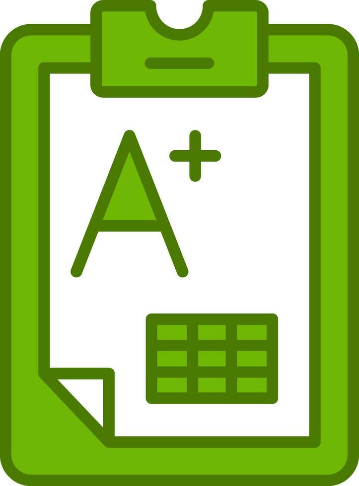 Grades Vector Icon