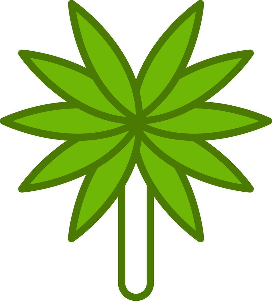 Spider Plant Vector Icon