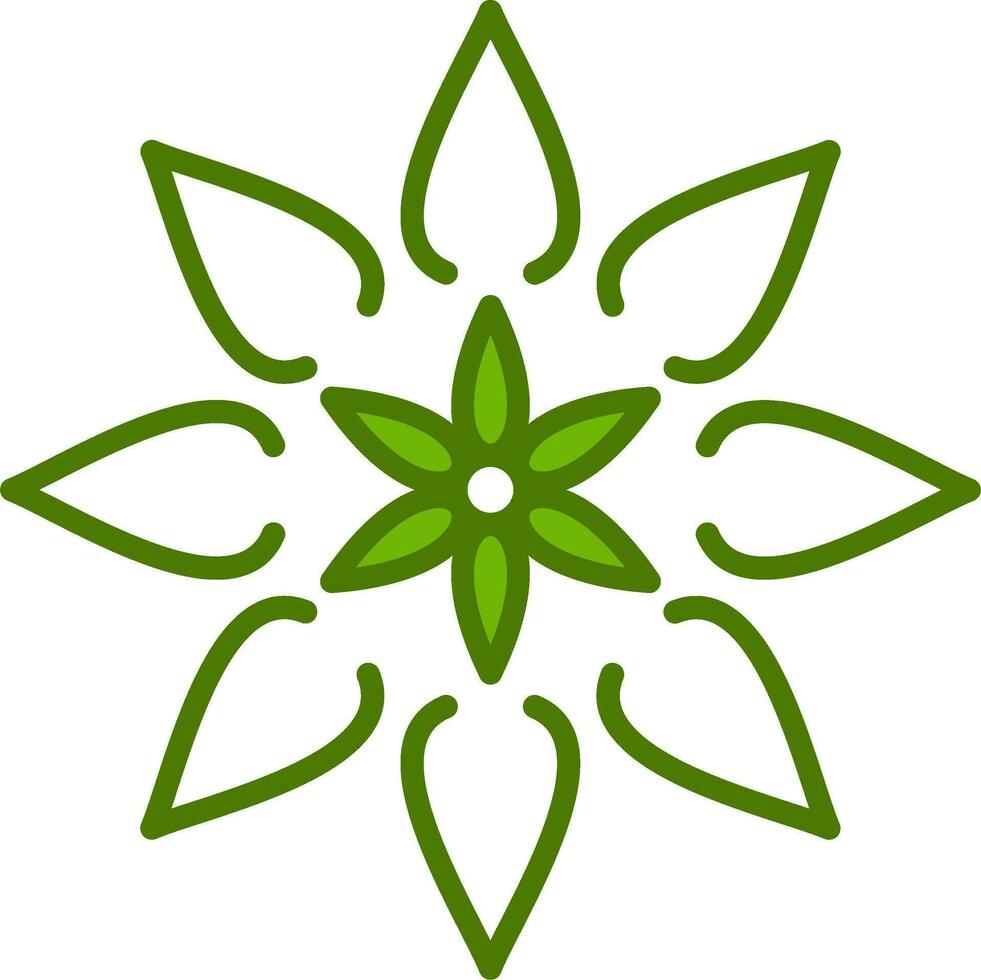 icono de vector de schefflera