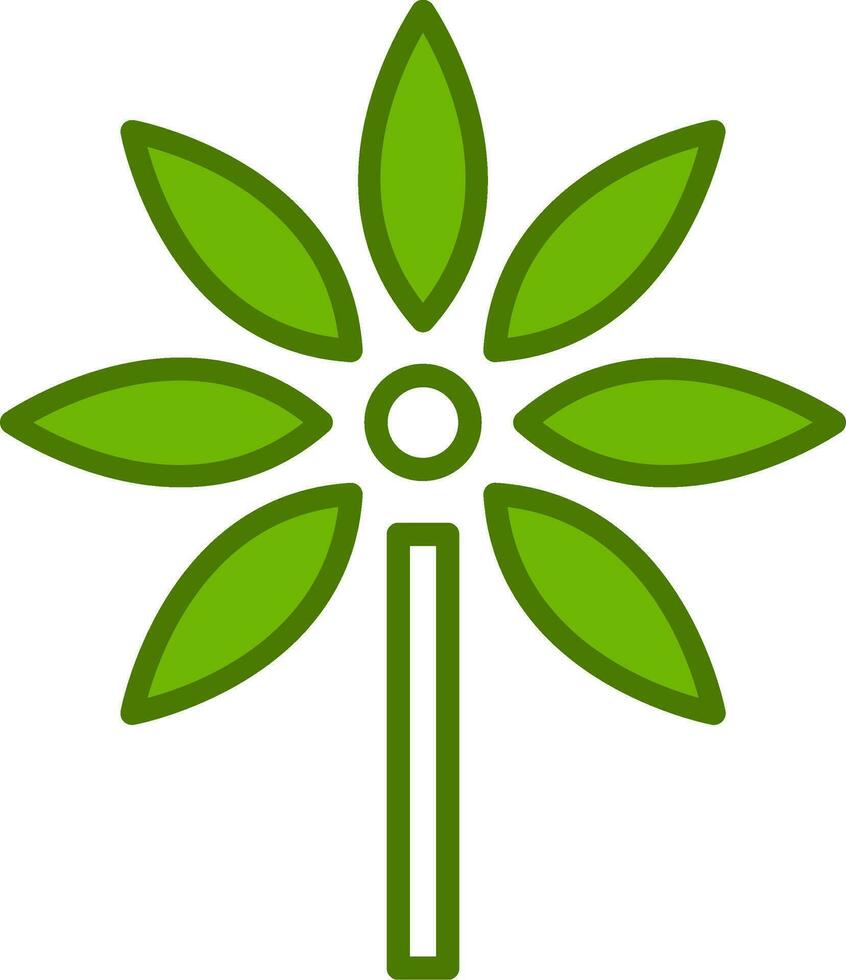 Schefflera Vector Icon