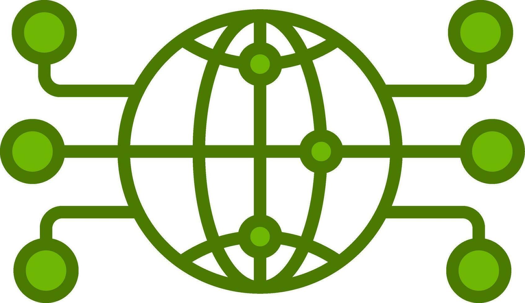 Global Network Vector Icon